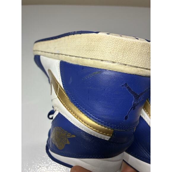 Size 9 - Air Jordan 1 Retro High Gold Medal 332550-406 - Picture 5 of 11
